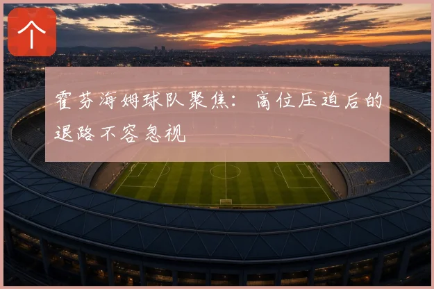 霍芬海姆球队聚焦:高位压迫后的退路不容忽视